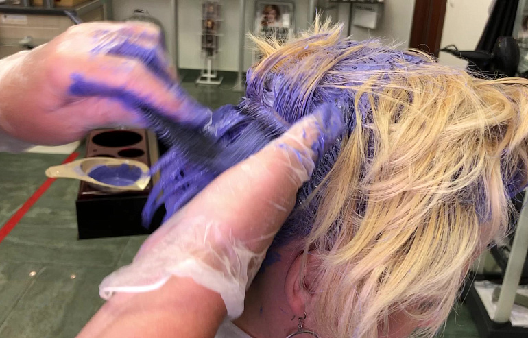 Используем более щадящий состав для осветления длины