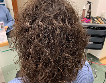 Химическая завивка Goldwell Texture Dimensions на бигуди Olivia Garden на окрашенные волосы