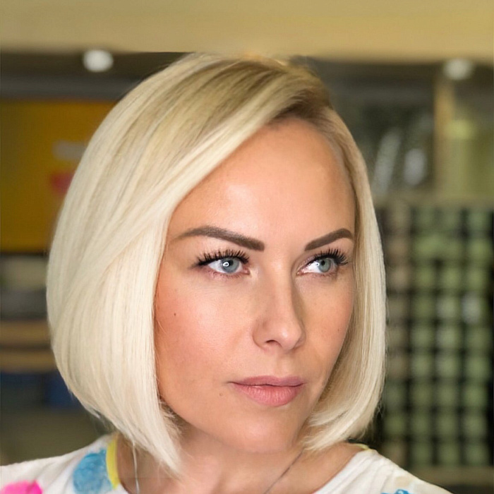 Убираем желтую полосу в окрашивании блонд