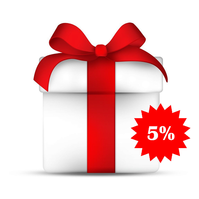Скидка 5% на День Рождения